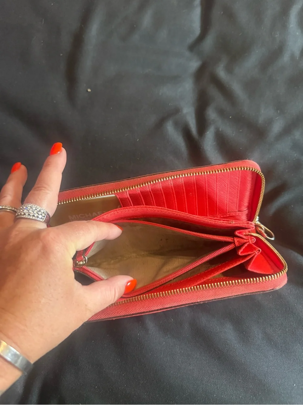 Michael Kors red michael